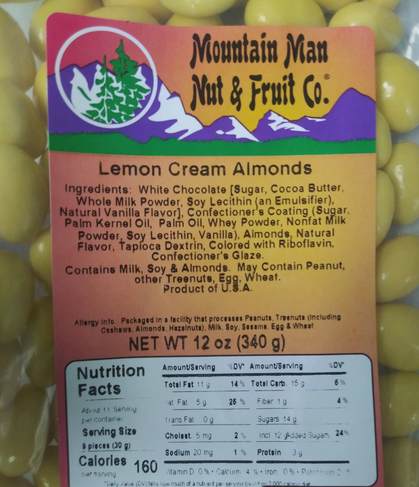 Lemon Creme Almonds