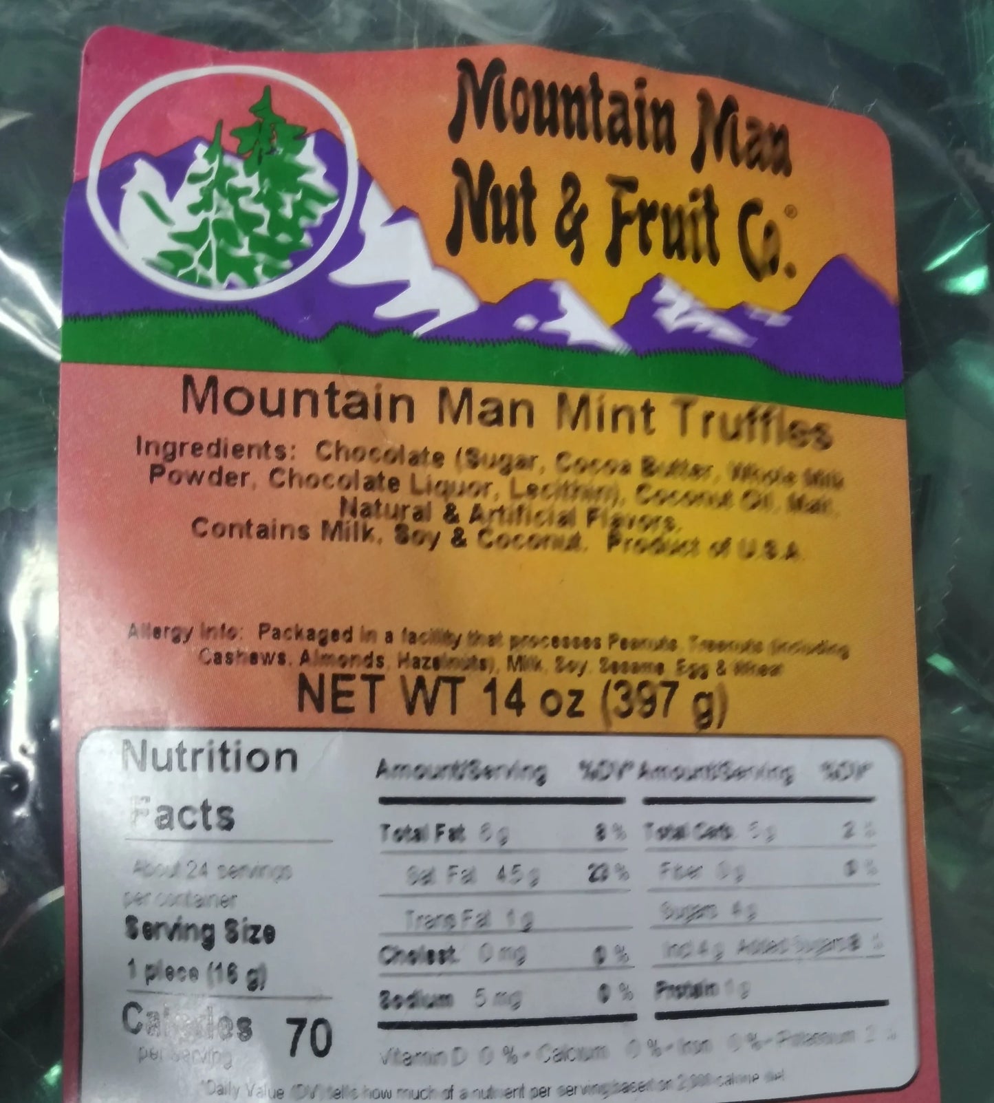 Mountain Man Mint Truffles